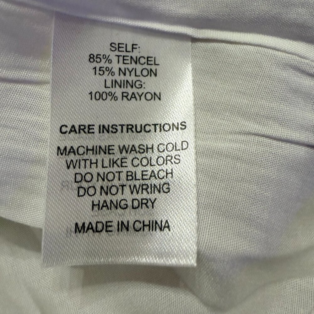 12th Tribe ~ Bound White Long Sleeve Micro Tunic Dress ~ NWT - Picture 8 of 9